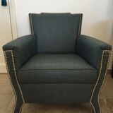 Set of 4 1920 style armchairs