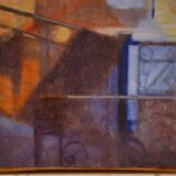 Abstract painting "Venice" by Monique Breton-Prouté, also known as Pehem