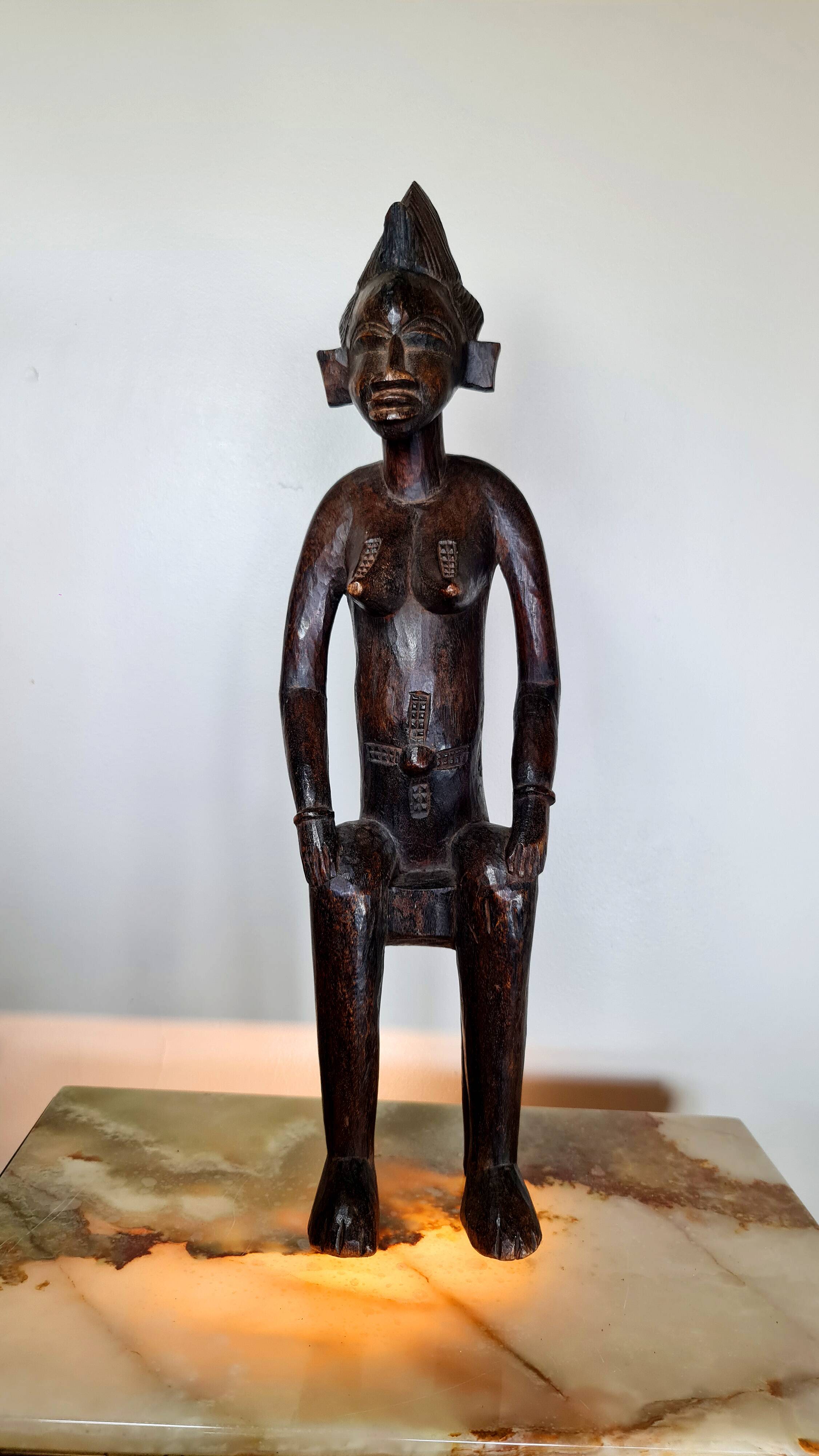 Senufo statue, H: 52 cm