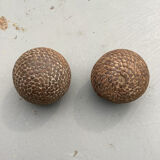 Pair of pétanque balls XIX