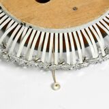 Mid Century Münchner Zier-Form flower mirror illuminated by Schöninger