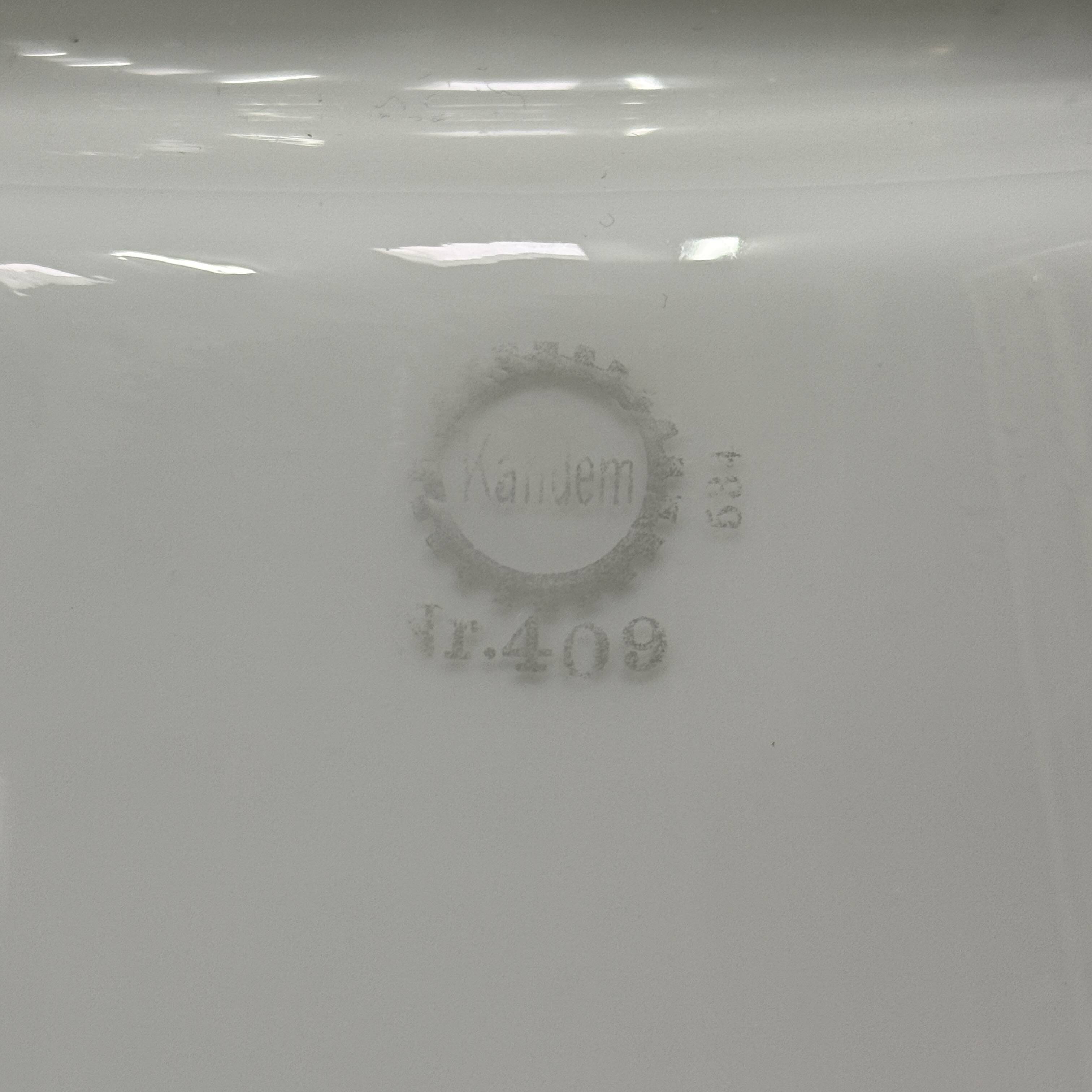Opaline glass Kandem pendant lamp model 409