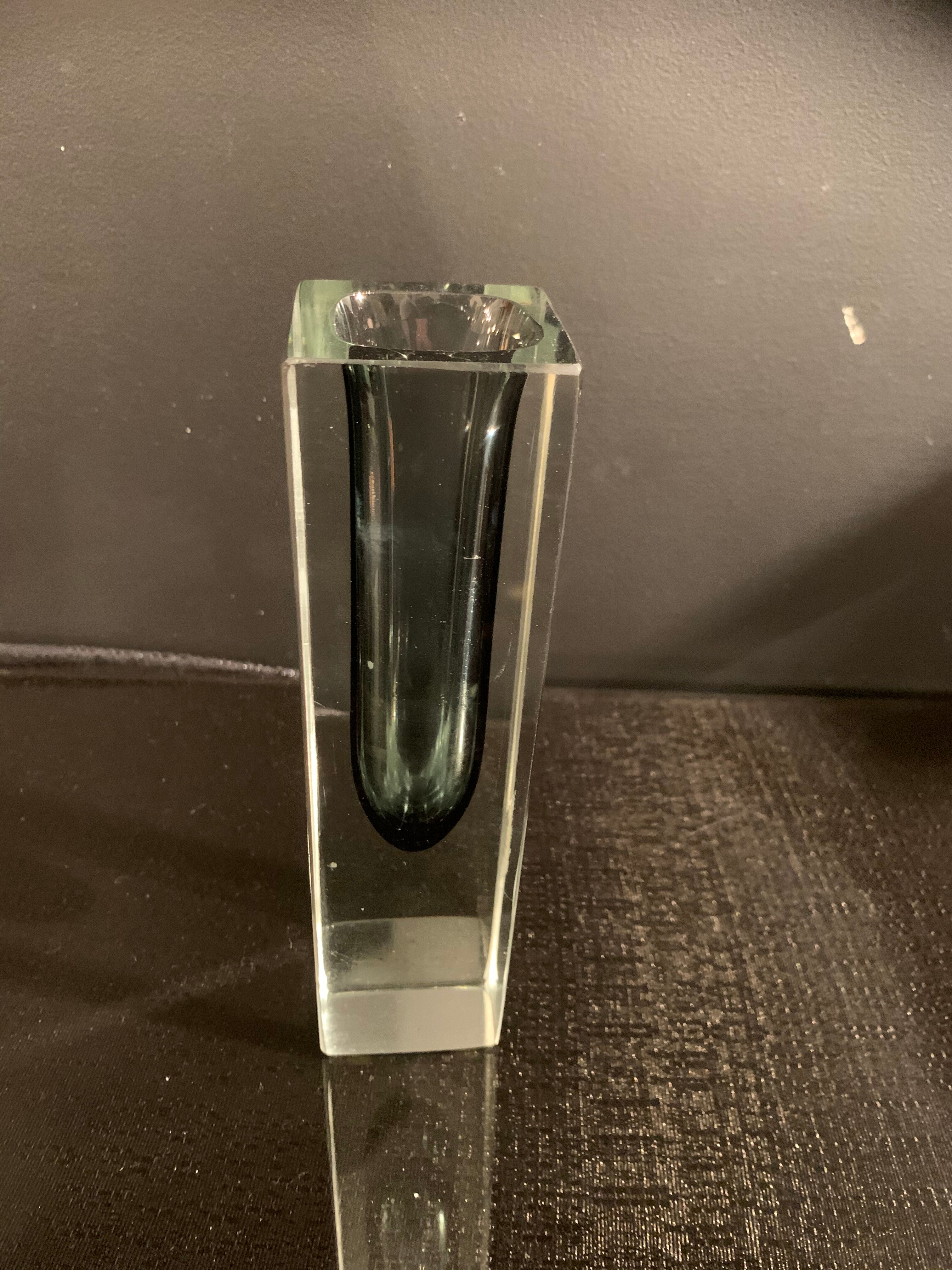 Murano, Sommerso design vase from the 1960s