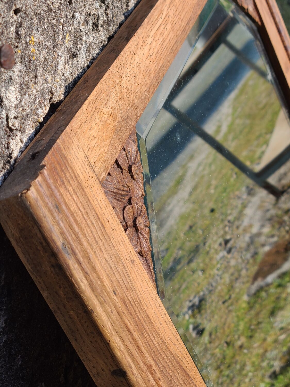 Vintage art deco mirror circa 1920-30