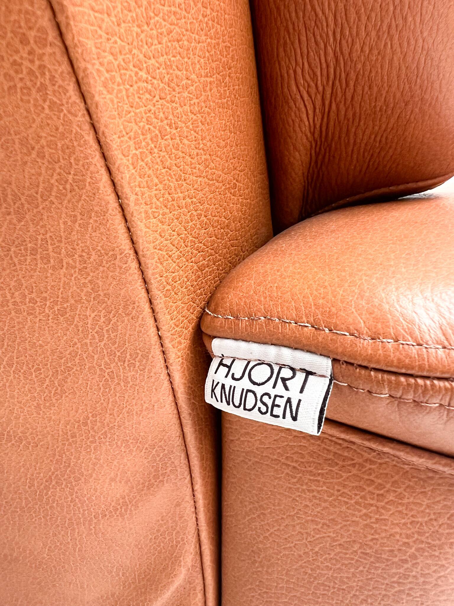 Hjort Knudsen relax chair with ottoman, 1990’s