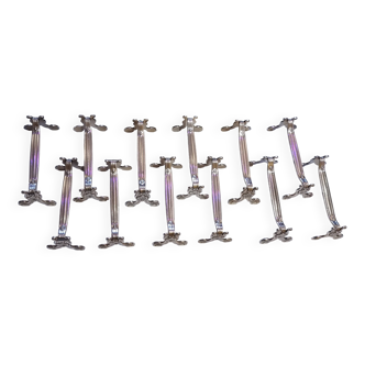 Set of 12 Christofle France Cutlery Rests Vendôme Model