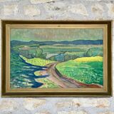 watercolor on canvas, 1940s/1950s, 20th century.