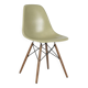 Grey Yellow Herman Miller Vintage Original Eames DSW Side Shell Chair