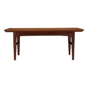 Table basse en teck, design danois, années 1970, production : Danemark