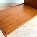 Vintage teak phone bench