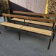Pair of school benches
