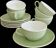 Lot of 6 Digoin coffee cups