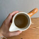 Teapot / jug / carafe / vintage earthenware pitcher in the style of Digoin Sarreguemines.