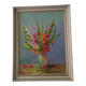 Oil Painting on Panel – Still Life with Gladioli