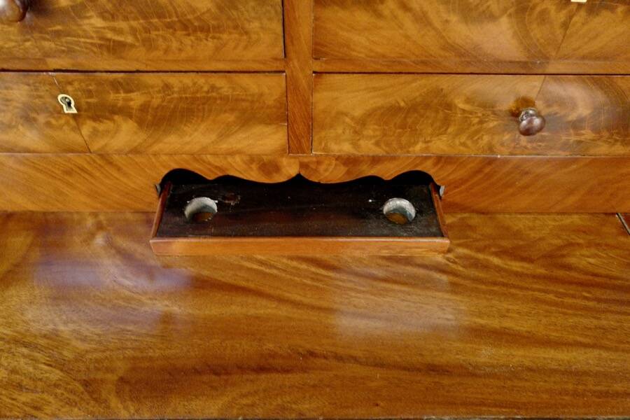 Louis Philippe Desk, Small Model, Mahogany