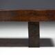 Table basse rectangulaire brutaliste, France, années 1950