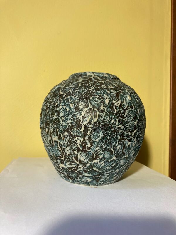 Vase en gres bleu - basque ciboure arroka