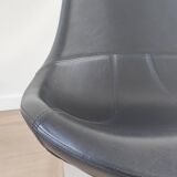 Pair of Tirup Ikea leather armchairs
