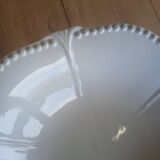 White earthenware compote dish