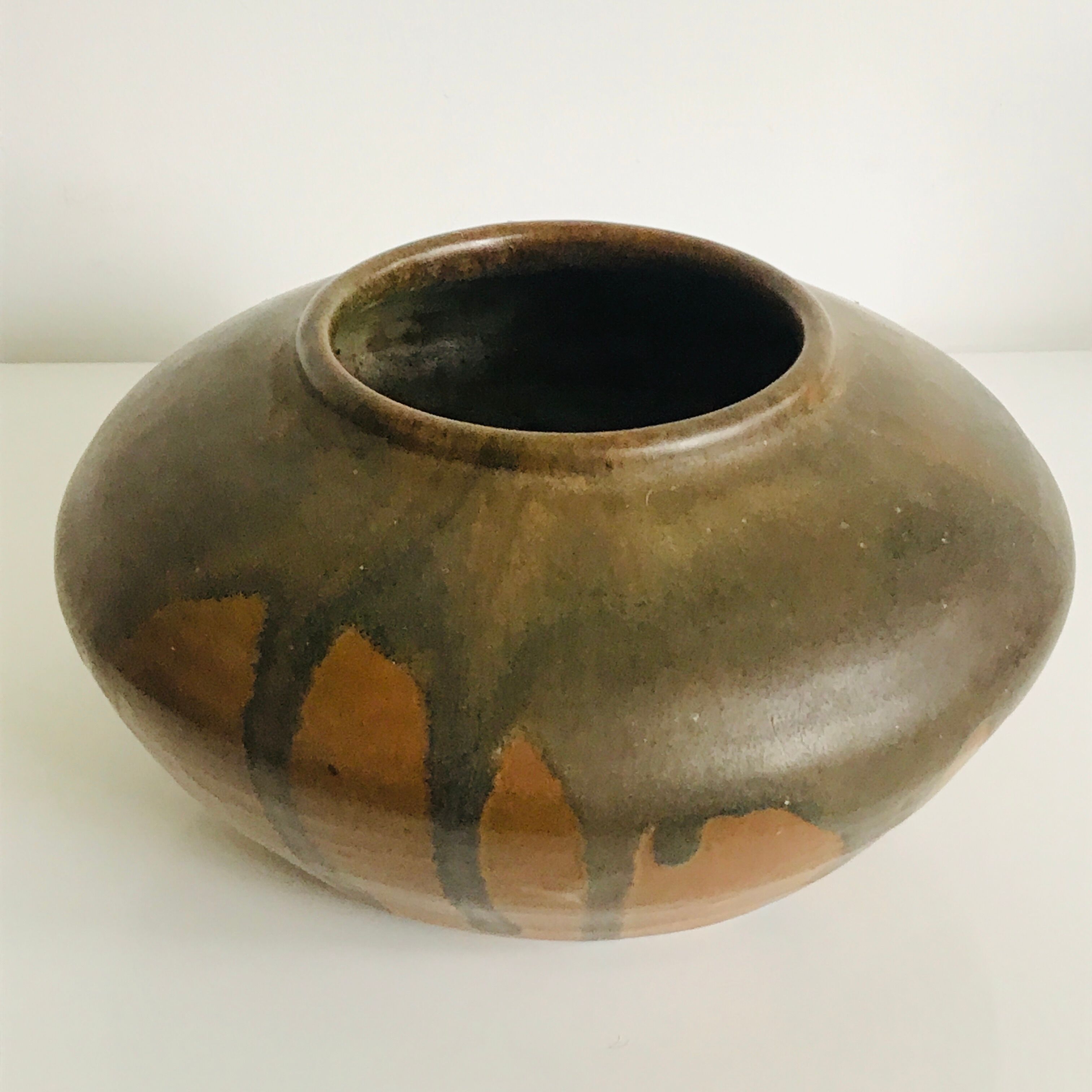 Leon Pointu top vase, Puisaye sandstone, Carriès school, art nouveau