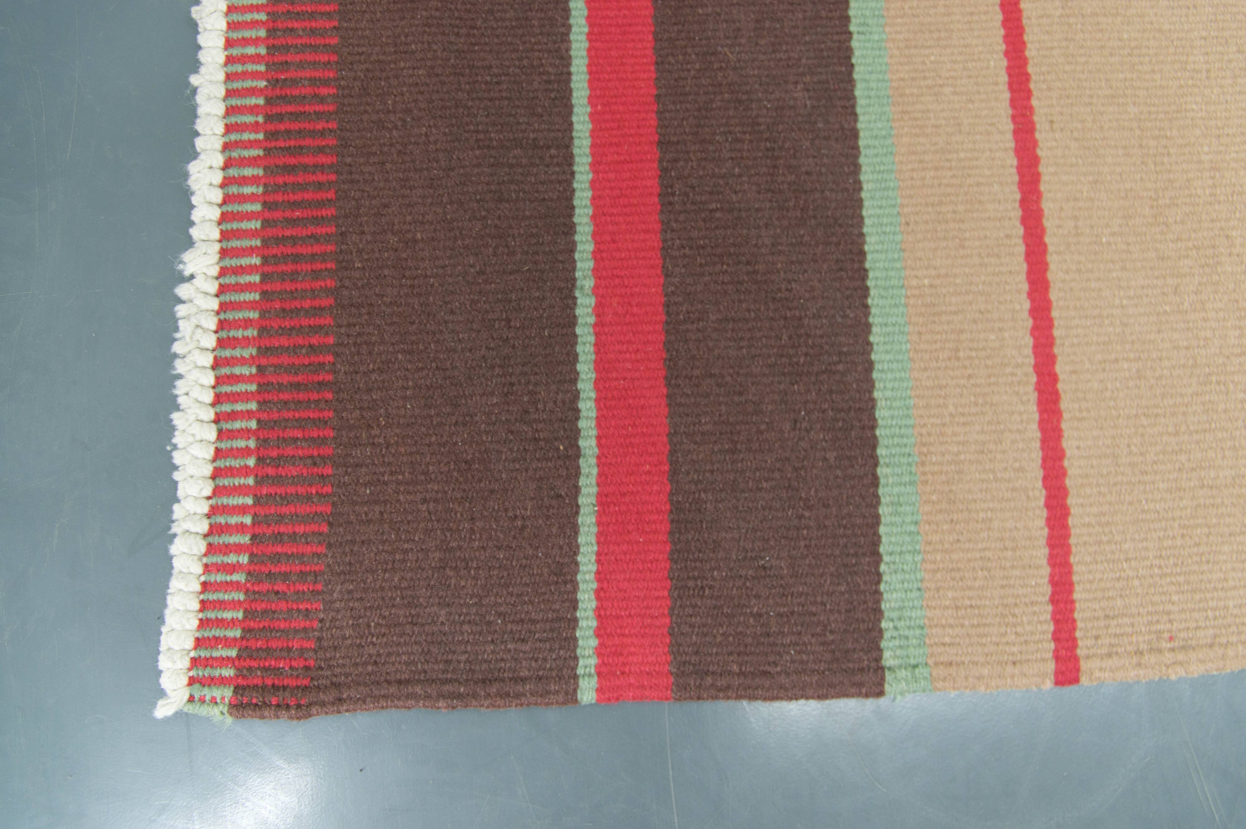 Rare Abstract Modernist Carpet by Antonin Kybal, 1948