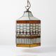 Large vintage suspension Artistar in Tiffany stained glass style, circa 1998.