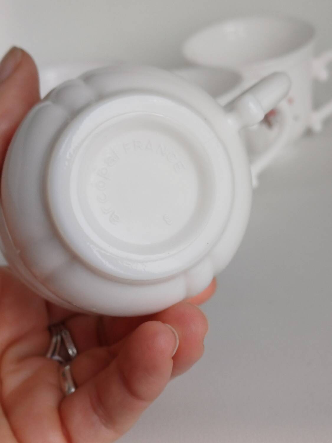 Arcopal floral coffee cups