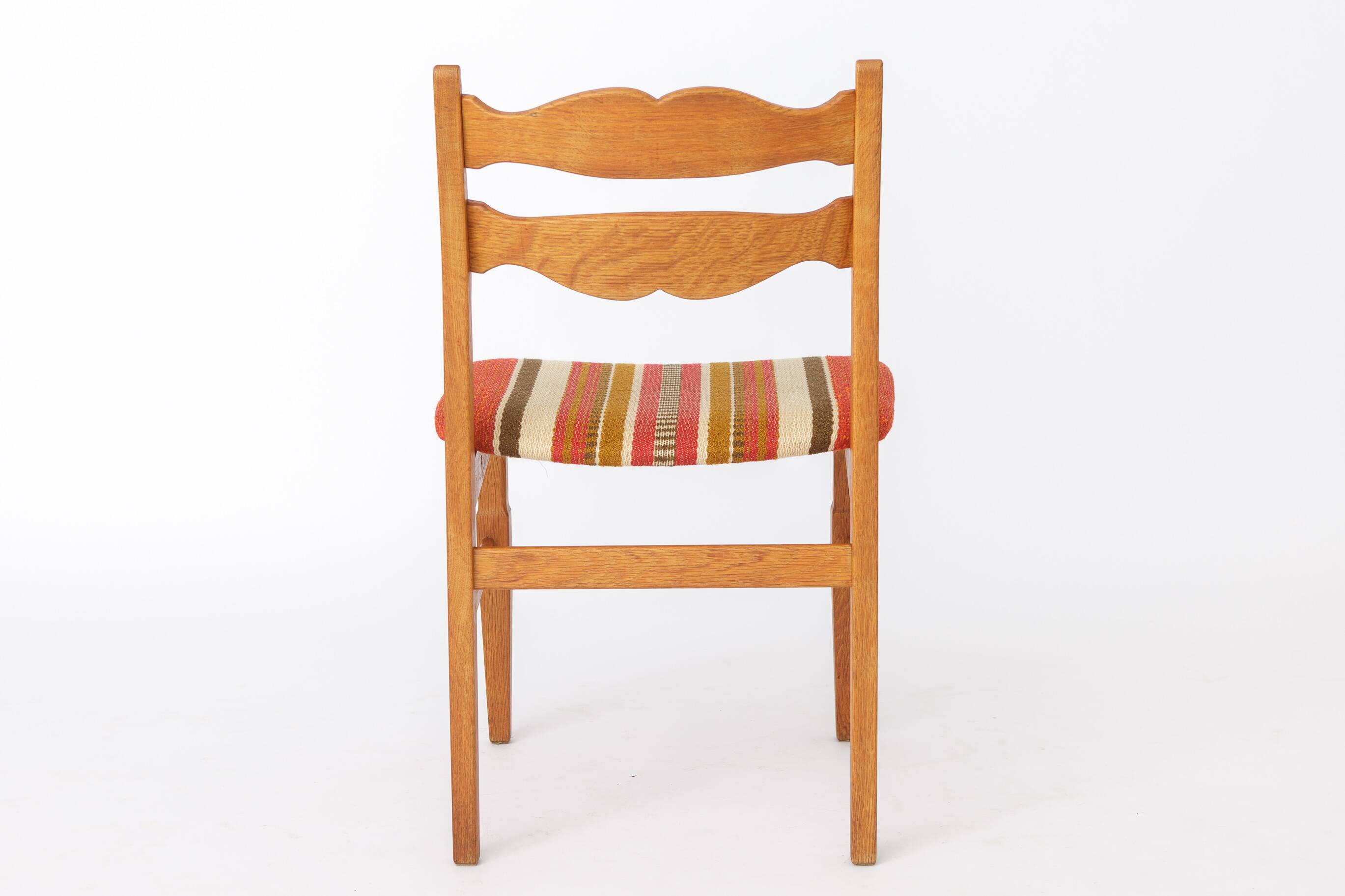 Set of 4 Henning Kjærnulf Oak Dining Chairs | Danish | EG Møbler | 1970s