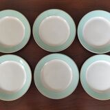 12 plates K&G Lunéville, model Meudon