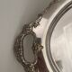 Large silver-plated metal tray from the 1900s.