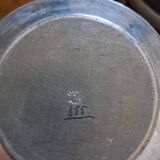 Tin Bonbonnière. Art Deco. Signed René Delavan.