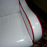 Leather-like children's club chair