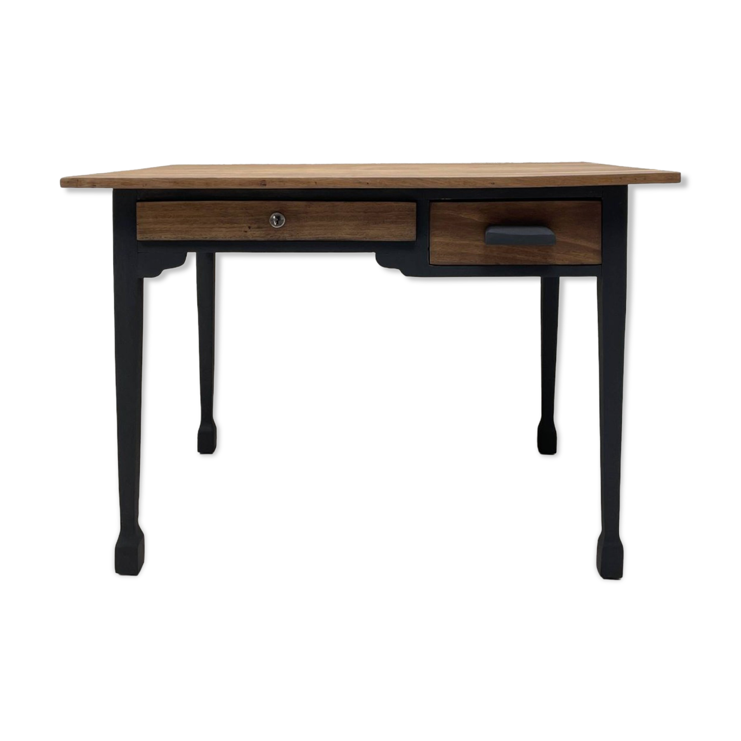 Bureau en bois peint