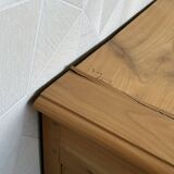 Buffet 2 porte bois massif aérogommé