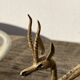 1970s gilded brass antelope