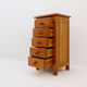 Chiffonnier / commode en bois massif avec 5 tiroirs
