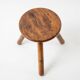 Small French cow milking stool, 1970s