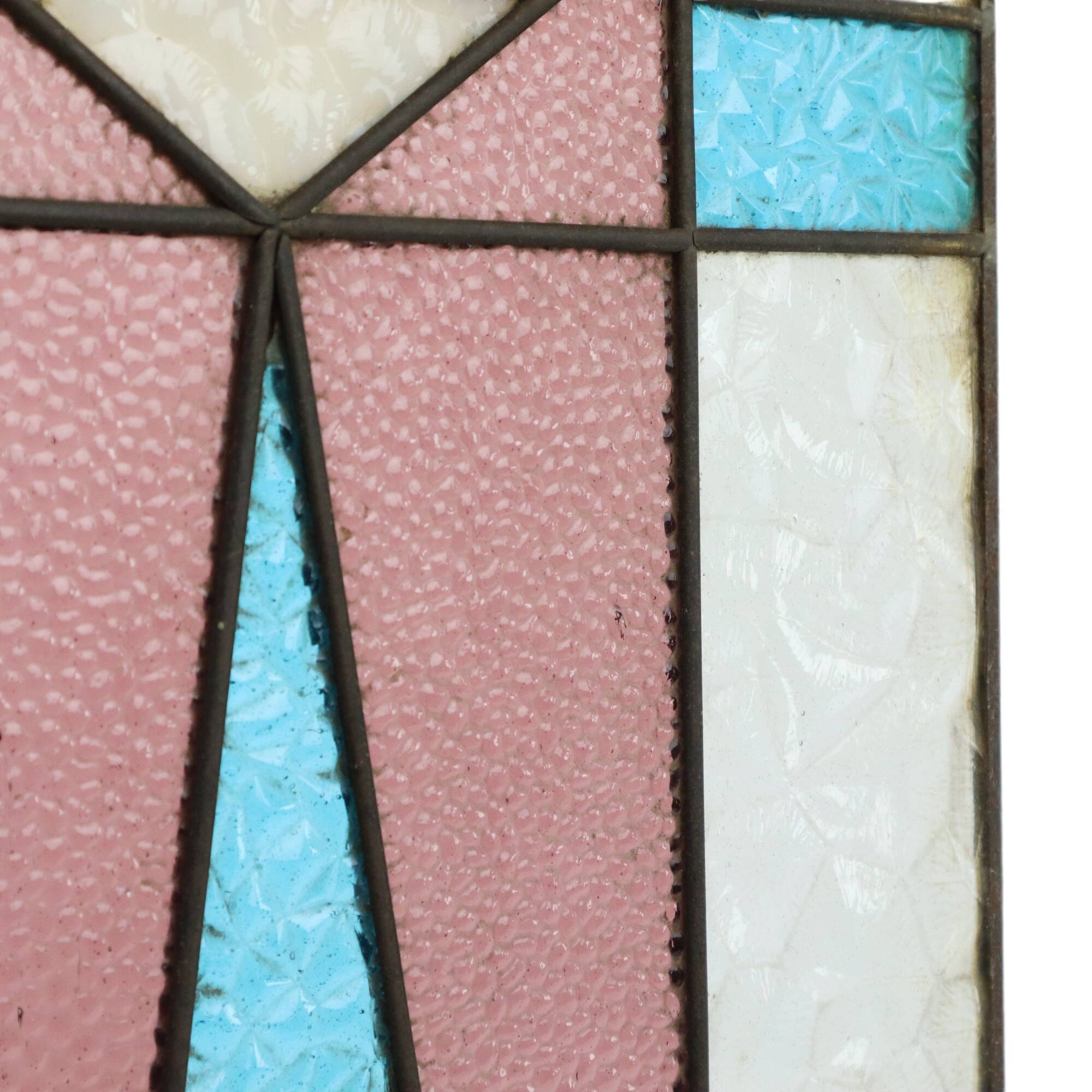 Art Deco Stained Glass Window Stained Glass Decorative Flower Suncatcher 47cm