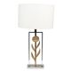 Maison Charles, attributed to. Pair of sunflower lamps. 1970s.