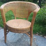 Rattan armchair