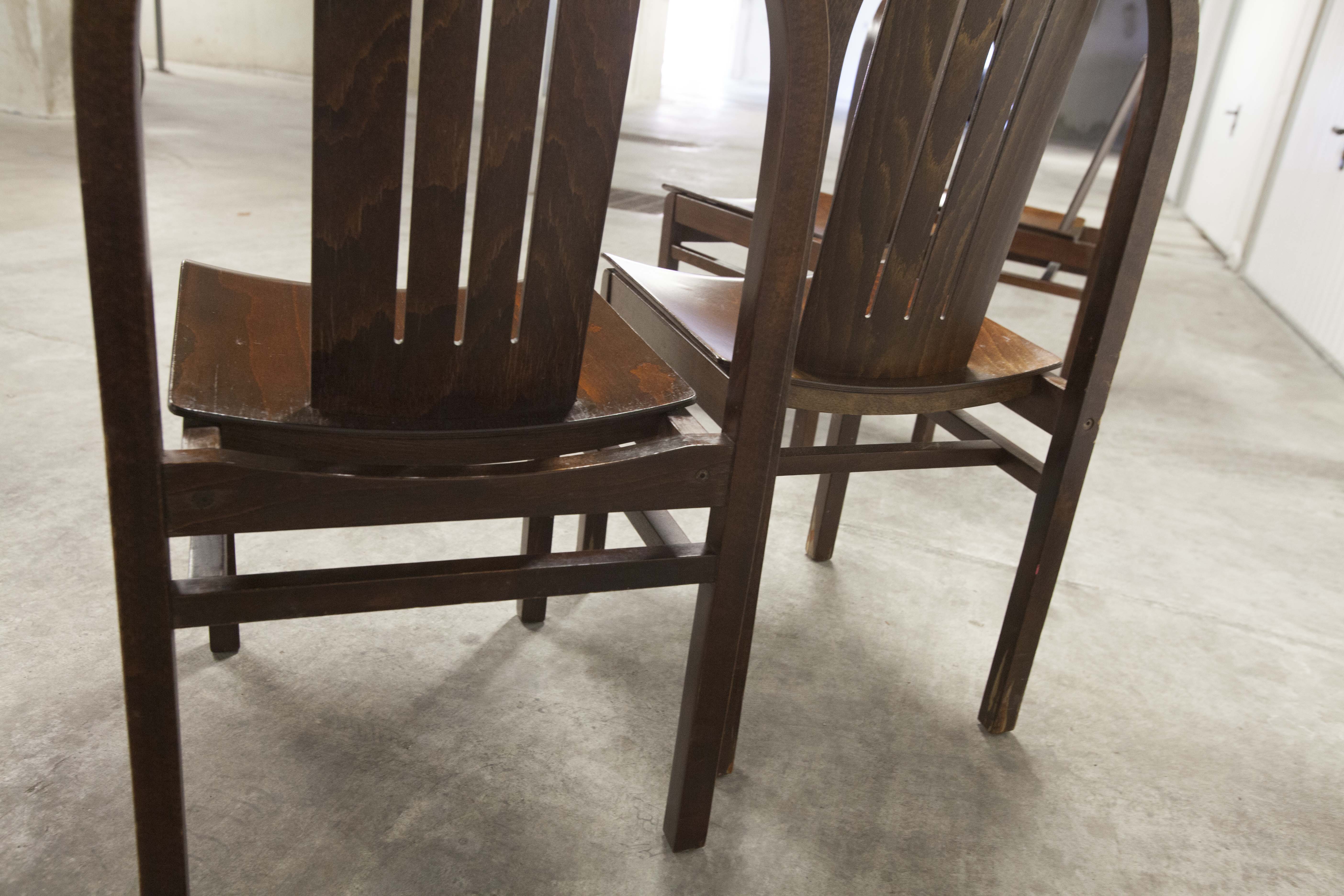 Lot of 4 chairs Baumann model "Argos"