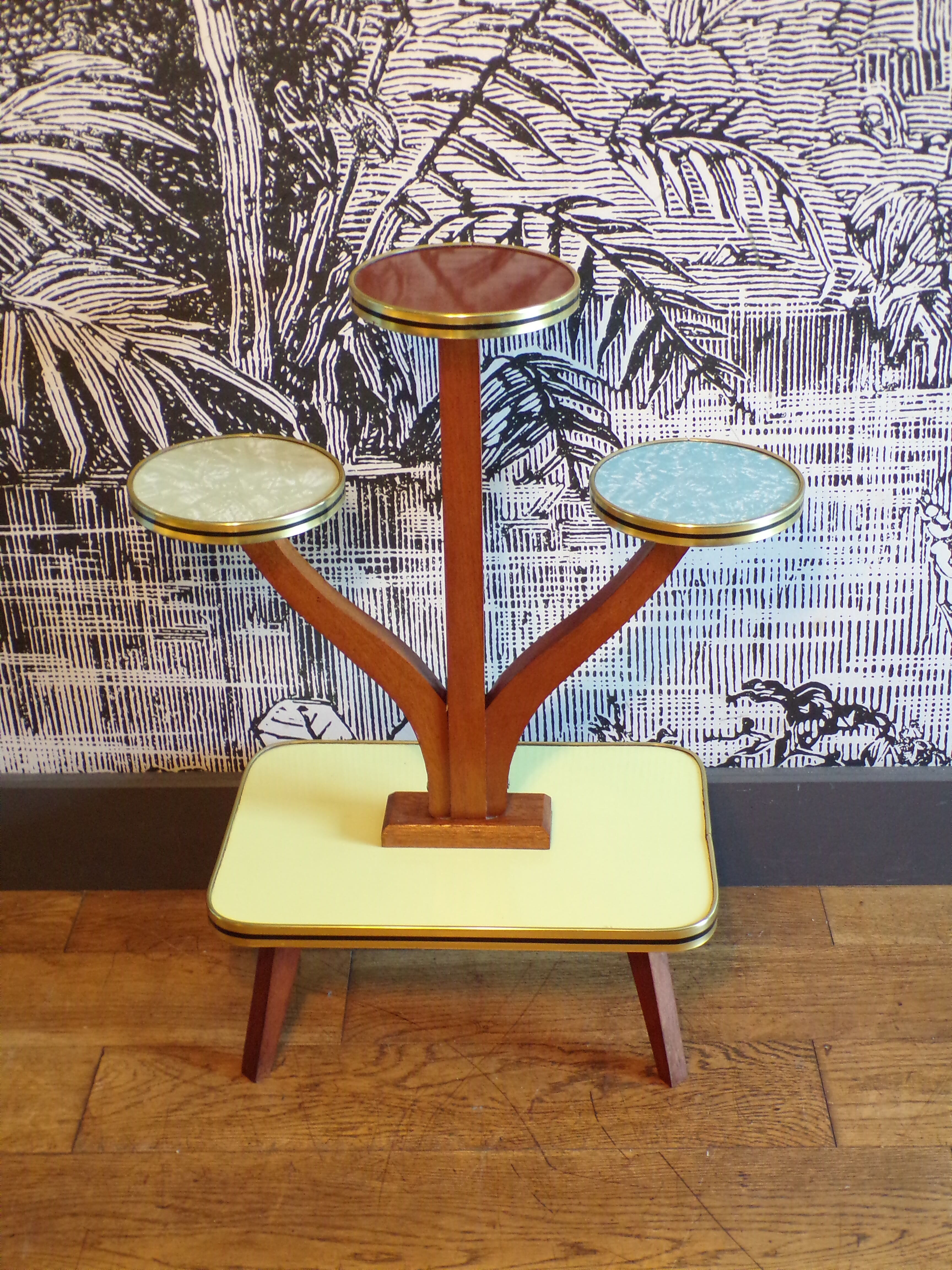 Porte-plante formica vintage