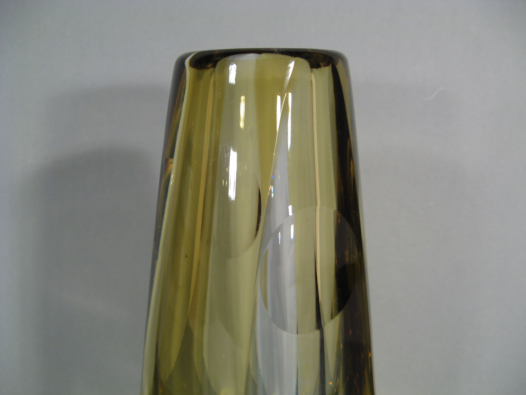 Vintage crystal vase j.b france 1970s