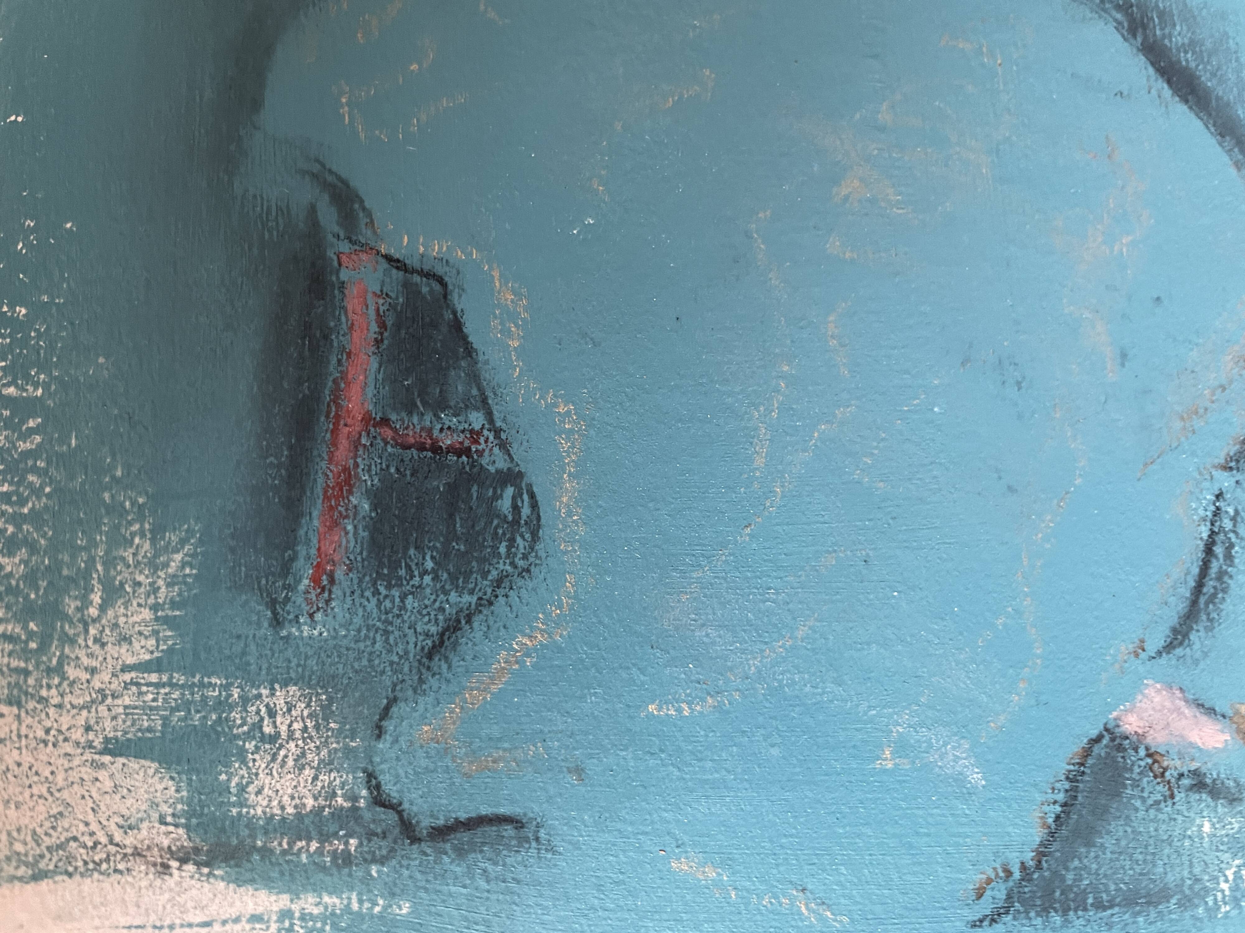 Oil painting signed woman with “fan”