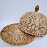 Tray and its vintage wicker bell