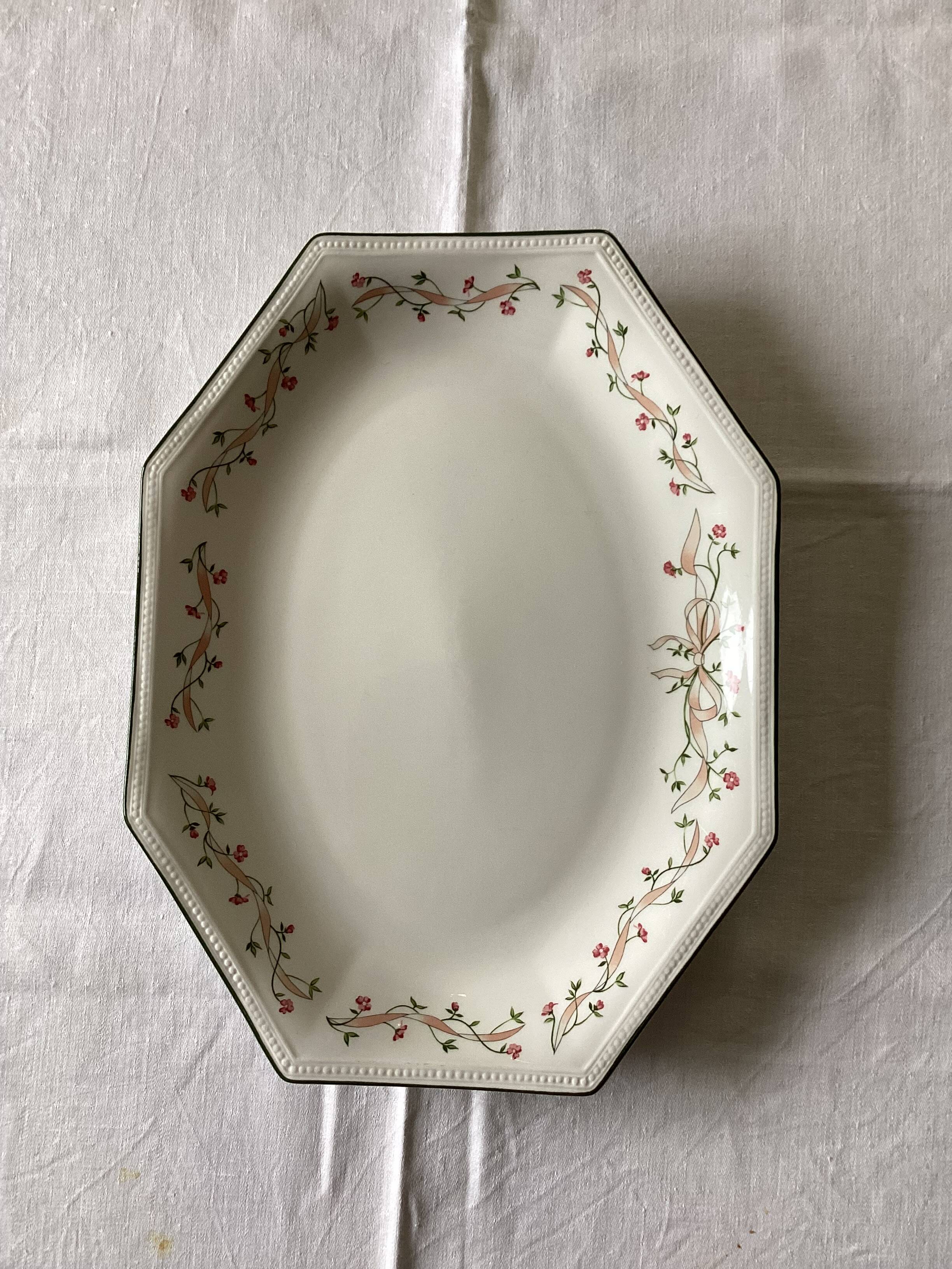 Octagonal serving dish Johnson Brothers dimensions: length - 34cm -