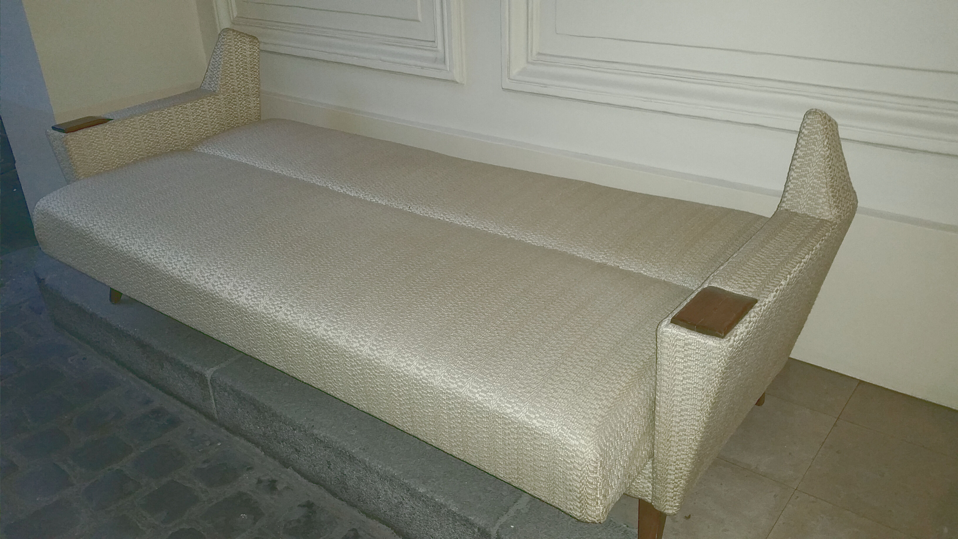 Sofa design club Architectural daybed cliclac 50/60s Danish vintage