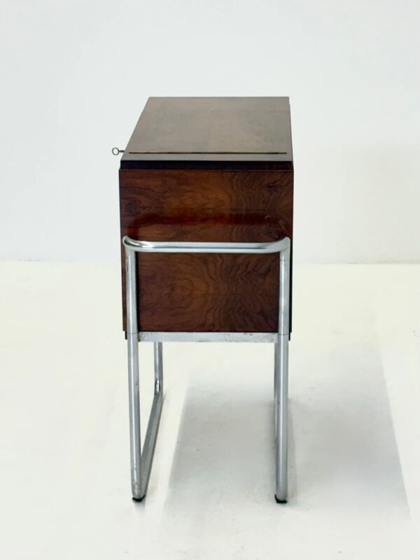 Cabinet bar en noyer italien par Cova Milano