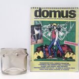 Amber Murano Glass Vase with Bugne Ascribable to Ercole Barovier, Italy