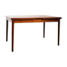 Danish mid-century modern extendable teak dining table, 1950s